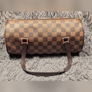 Louis Vuitton Papillon in Damier Ebene pattern